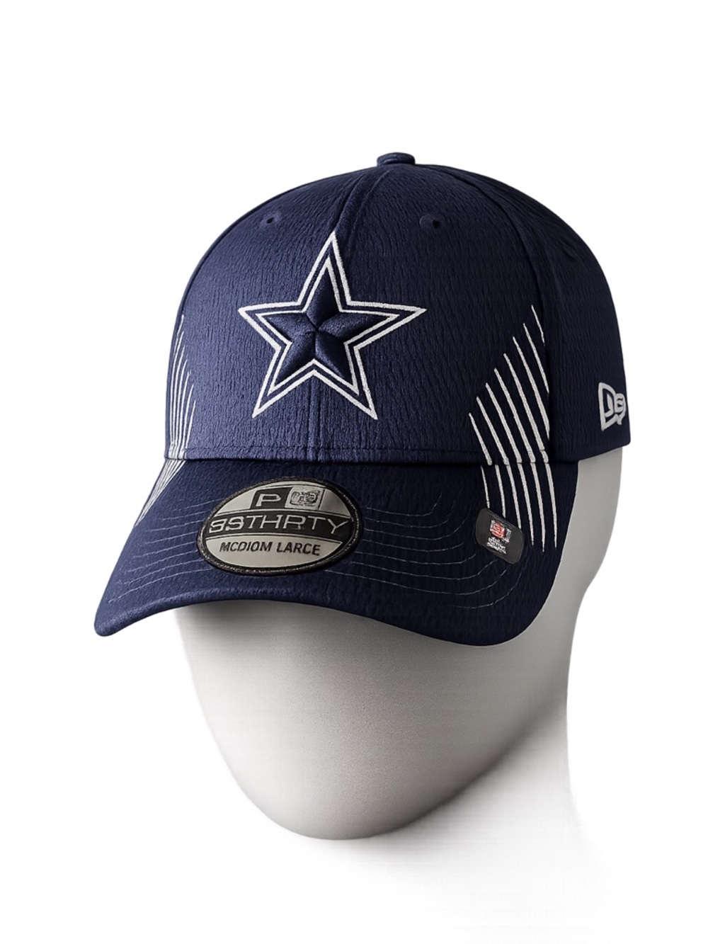 Dallas Cowboys Navy Star New Era 39THIRTY Cap NWT M/L
